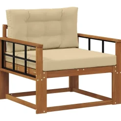 Buiten Midden Sofa Massief Acaciahout Naturel>vidaXL Discount