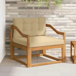Buiten Midden Sofa Massief Acaciahout Naturel>vidaXL Hot