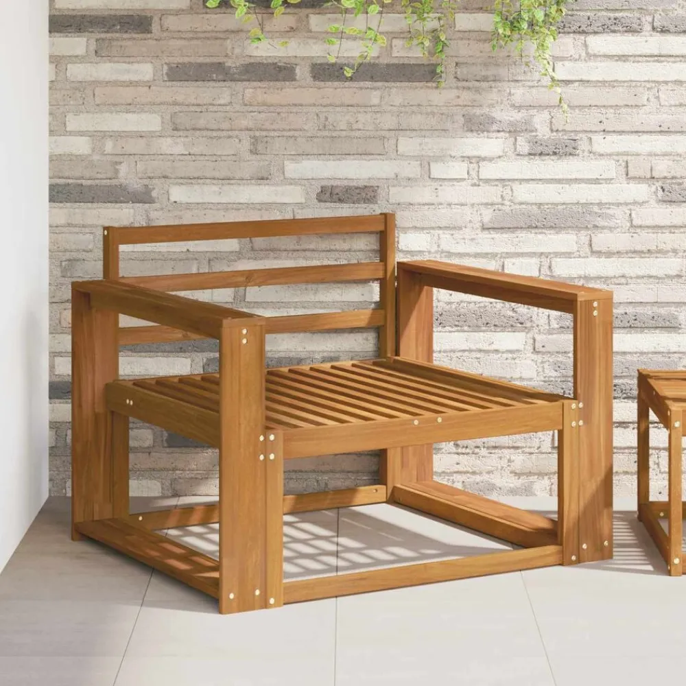 Buiten Midden Sofa Massief Acaciahout>vidaXL Online