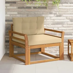 Buiten Midden Sofa Massief Acaciahout Naturel>vidaXL Outlet