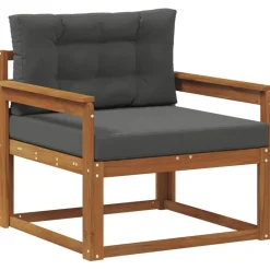 Buiten Midden Sofa Massief Acaciahout Naturel>vidaXL New