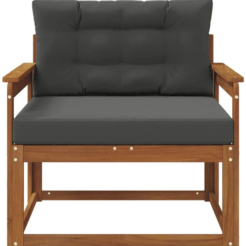 Buiten Midden Sofa Massief Acaciahout Naturel>vidaXL New