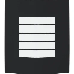 Verlichting*vidaXL Buiten Wandlamp 23.5 x 9 x 26 cm Zwart