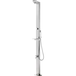 Buitendouche 220 cm roestvrij staal>vidaXL
