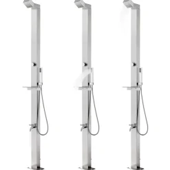 Buitendouche 220 cm roestvrij staal>vidaXL