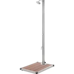Buitendouche met e basis 220 cm roestvrij staal>vidaXL Sale
