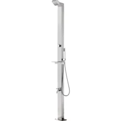 Buitendouche met e basis 225 cm roestvrij staal><noscript><img width=