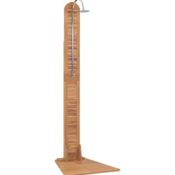Zwembaden & Spa'S*vidaXL Buitendouche 70x75x204 cm massief teakhout