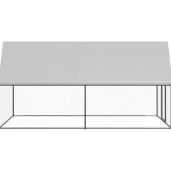 Buitenhok voor kippen 2x4x2 m gegalvaniseerd staal><noscript><img width=