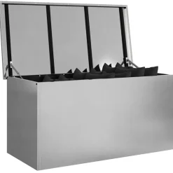 Huishoudelijke Benodigdheden*vidaXL Buitenopslagdoos Zilver 100 x 50,5 x 50 cm Staal Roestvrij staal