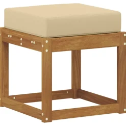 Buitenstoolbank Massief Acaciahout Naturel>vidaXL Hot