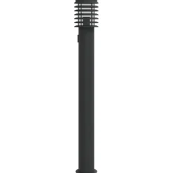 Buitenvloerlamp met stopcontact 110 cm roestvrijstaal>vidaXL New