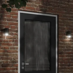 Buitenwandlamp gegoten aluminium zwart>vidaXL Online