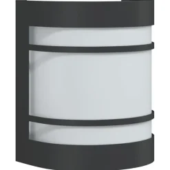 Verlichting*vidaXL Buitenwandlamp roestvrij staal Zwart