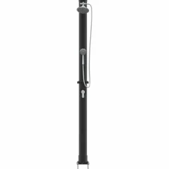 Buitenzonne-douche Zwart 217 cm PVC en Aluminium>vidaXL Best