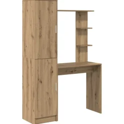 Kantoormeubelen*vidaXL Bureau 2 pcs Artisan Eiken artisanaal eikenkleurig