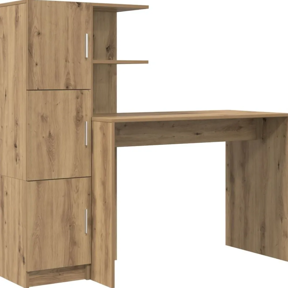 Bureau 2 pcs Artisan Eiken>vidaXL Sale