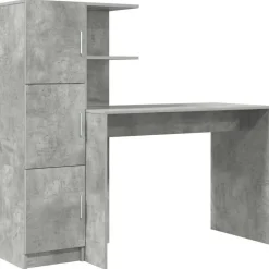 Bureau 2 pcs Beton Grijs>vidaXL
