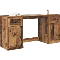 Bureau met kast 154,5 x 50 x 75 cm Bewerkt hout><noscript><img width=