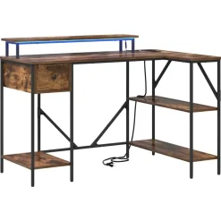 Bureau met lade 120 x 79 x 86,5 cm Bewerkt hout>vidaXL Sale