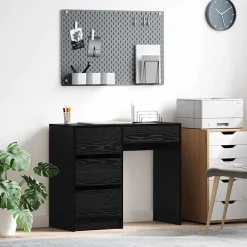 Bureau met lade 90 x 37,5 x 75 cm Bewerkt hout>vidaXL Hot
