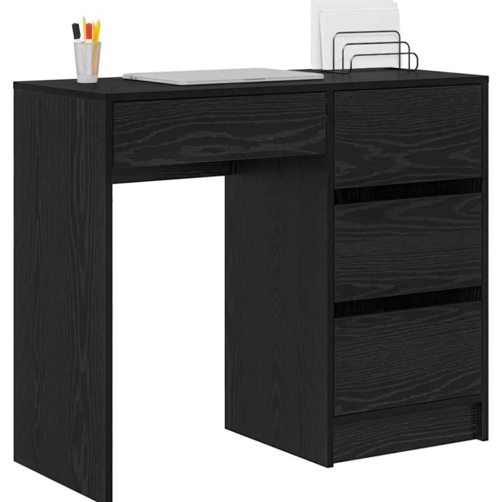 Bureau met lade 90 x 37,5 x 75 cm Bewerkt hout>vidaXL Hot