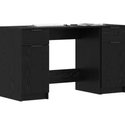 Bureau met lade 133 x 50 x 75 cm Bewerkt hout><noscript><img width=