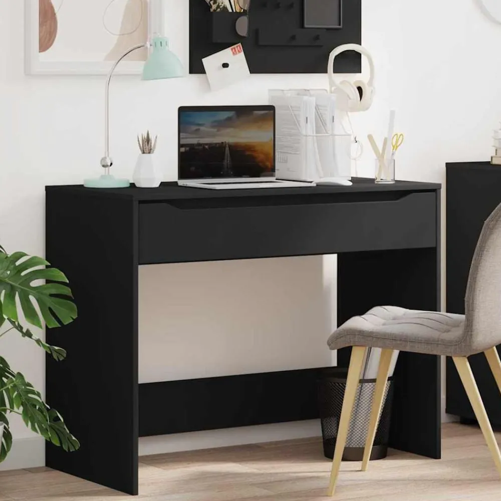 Bureau met lade 100 x 50 x 78 cm Geconstrueerd hout>vidaXL Clearance