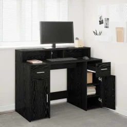 Bureau met lade 120 x 55 x 91 cm Bewerkt hout>vidaXL Online