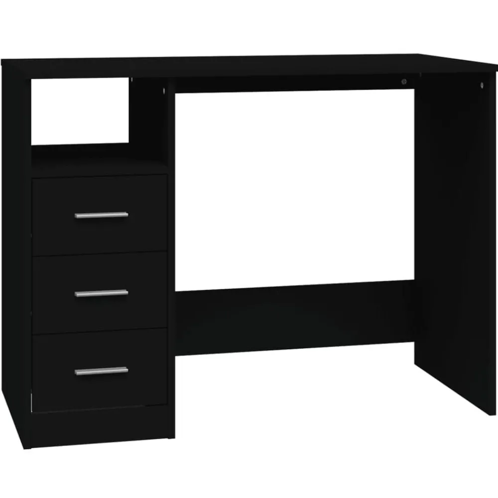 Bureau met lades 102x50x76 cm bewerkt hout>vidaXL Hot