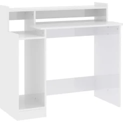 Bureau met LED-verlichting 97x45x90 cm hout><noscript><img width=