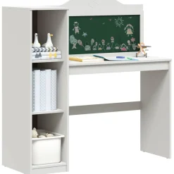 Bureau met open opbergruimte en schoolbord met plank ROROS><noscript><img width=