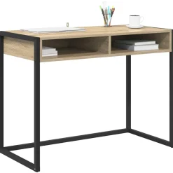 Bureau met opslag Sonoma 100 x 50 x 75 cm Bewerkt hout><noscript><img width=
