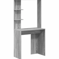 Bureau met plank 78,5 x 37 x 154,5 cm Bewerkt hout>vidaXL Clearance