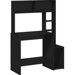 Bureau met schappen 100x45x140 cm bewerkt hout>vidaXL Discount