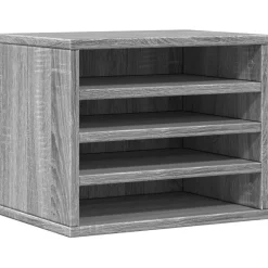 Bureau organiser 36x26x29,5 cm bewerkt hout eiken>vidaXL Best