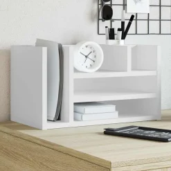 Bureau organiser 44,5x24x25 cm bewerkt hout>vidaXL Discount