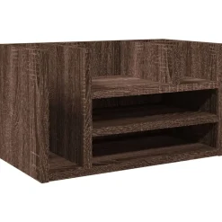 Kantoorartikelen*vidaXL Bureau organiser 44,5x24x25 cm bewerkt hout bruin eikenkleur