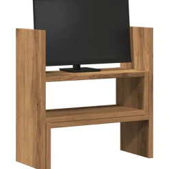 Bureau organiser 40x17x41 cm bewerkt hout artisanaal eiken><noscript><img width=