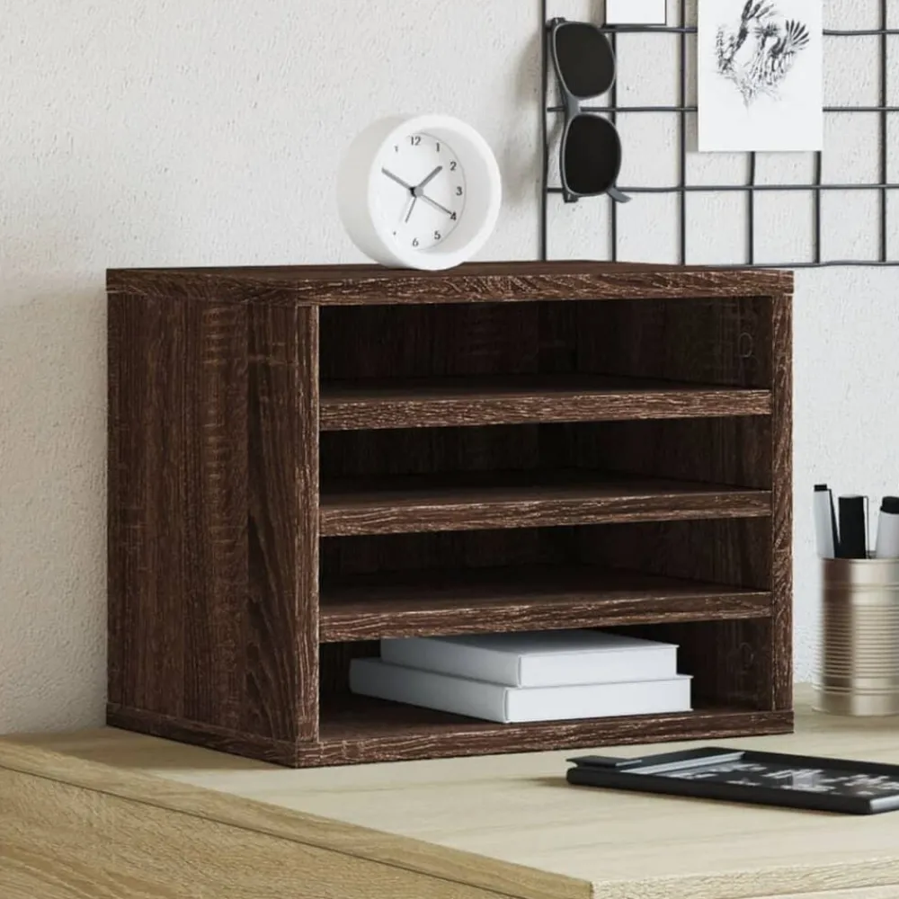 Bureau organiser 36x26x29,5 cm bewerkt hout ig>vidaXL Clearance