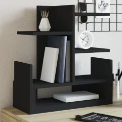 Kantoorartikelen*vidaXL Bureau organiser 49x20x52,5 cm bewerkt hout Zwart