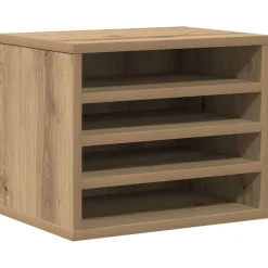 Kantoorartikelen*vidaXL Bureau Organizer Artisan Eiken 36 x 26 x 29,5 cm Bewerkt hout artisanaal eikenkleurig