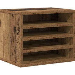 Kantoorartikelen*vidaXL Bureau Organizer Oudhout 36 x 26 x 29,5 cm Bewerkt hout Oud hout
