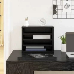 Bureau Organizer 36 x 26 x 29,5 cm Bewerkt hout>vidaXL Outlet