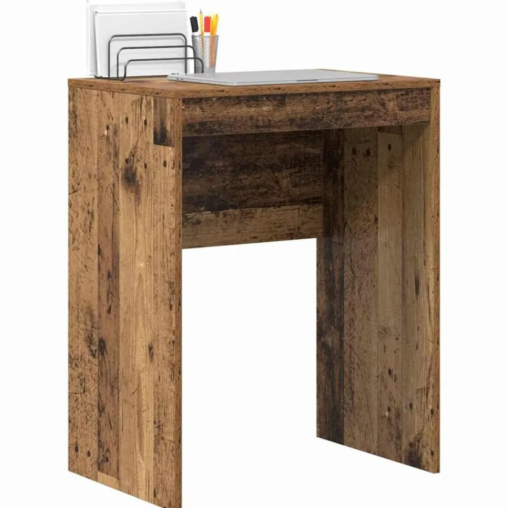 Kantoormeubelen*vidaXL Bureau Oudhout 60 x 40 x 76 cm Oud hout