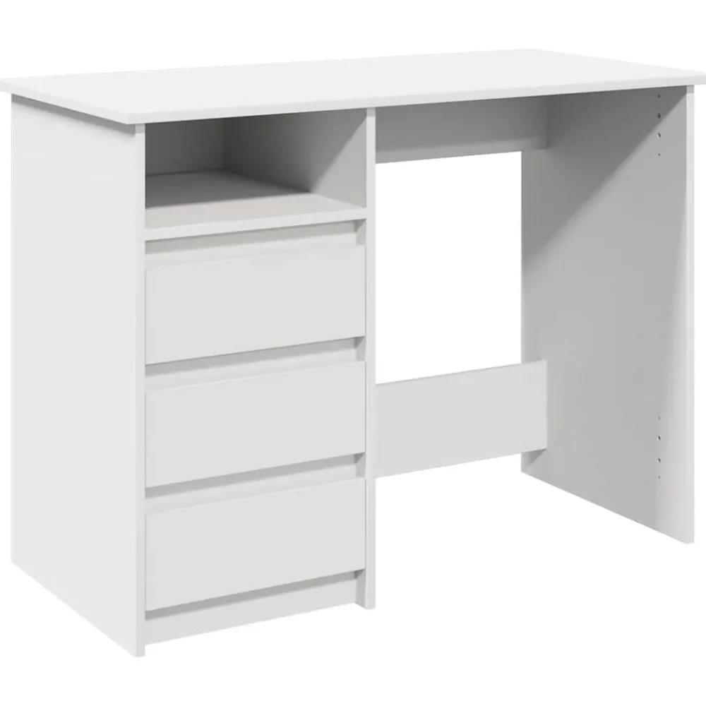 Bureau 102x50x75 cm bewerkt hout>vidaXL