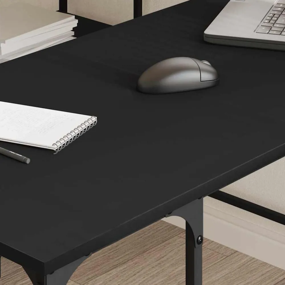 Bureau 139x139x75 cm bewerkt hout>vidaXL Best