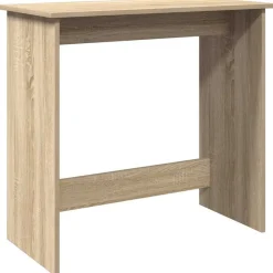 Kantoormeubelen*vidaXL Bureau 80x40x75 cm bewerkt hout kleurig Sonoma eiken