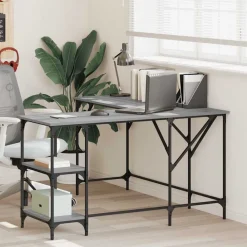 Bureau 139x139x75 cm bewerkt hout eikenkleurig>vidaXL New