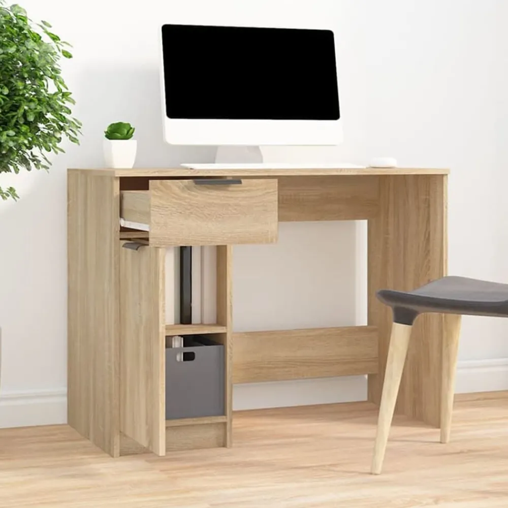 Bureau 100x50x75 cm bewerkt hout kleurig>vidaXL Hot